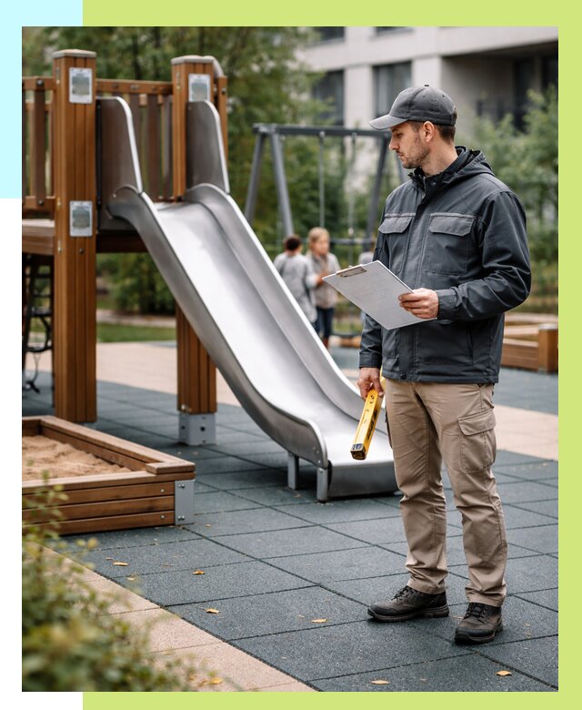 Сертификация детских площадок в Калуге от 25285 р. | Алешин-Клг