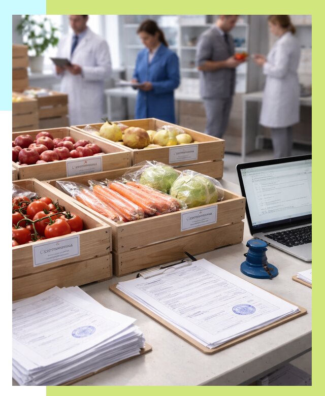 Сертификация овощей и фруктов в Калуге от 8597 р. | Алешин-Клг