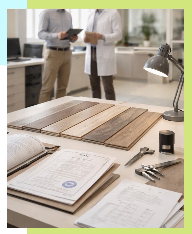 Сертификация ламината в Калуге от 18205 р. под ключ | Алешин-Клг