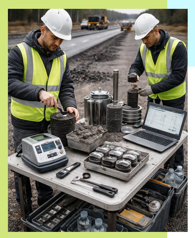 Сертификация асфальта: испытания и подтверждение в Калуге