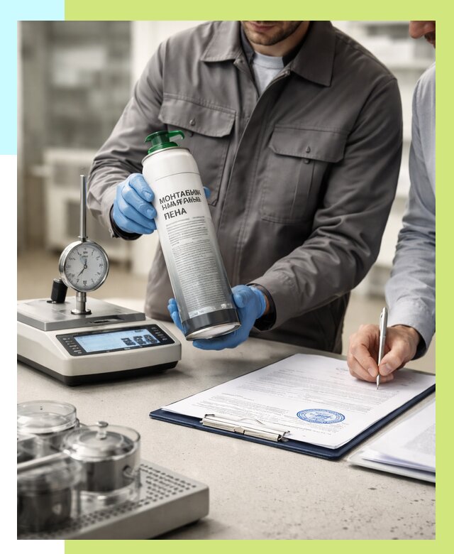 Сертификация монтажной пены в Калуге от 15171 р. | Алешин-Клг