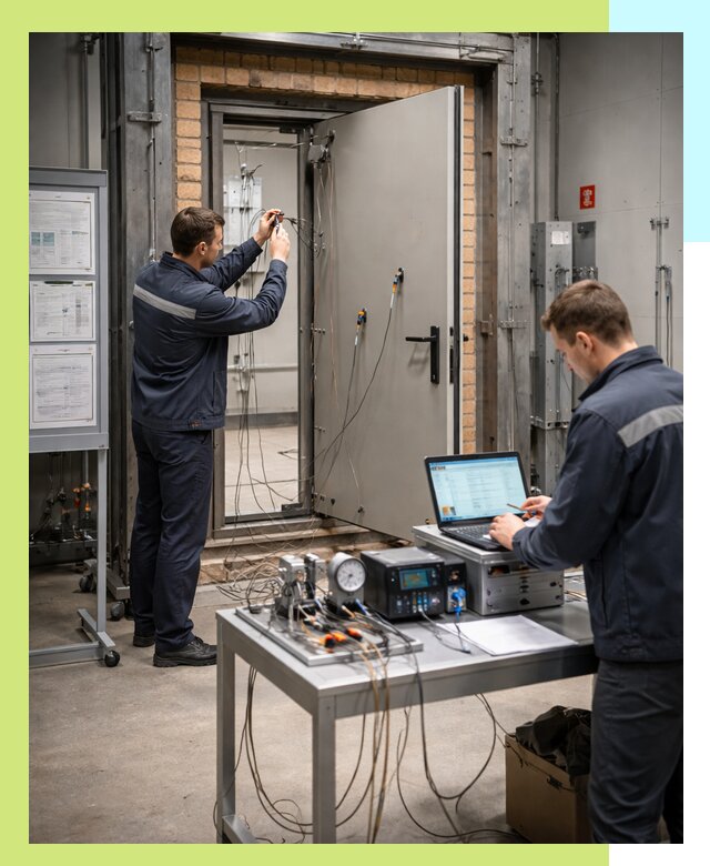 Сертификация противопожарных дверей в Калуге по ГОСТ и ТР