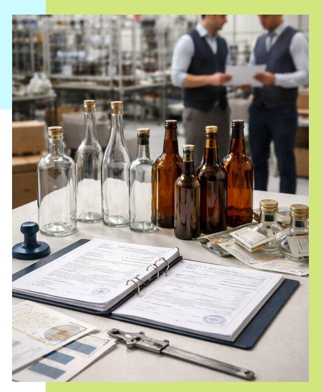 Сертификация стеклянных бутылок в Калуге от 25285 р. | Алешин-Клг