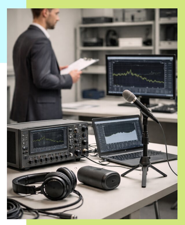 Сертификация аудиотехники в Калуге от 15171 р., Алешин-Клг