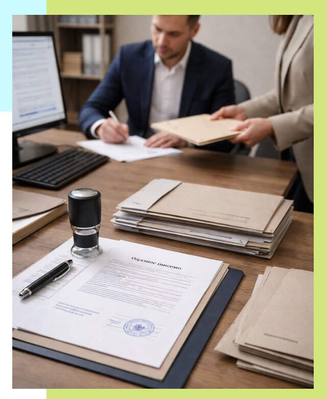 Отказное письмо для таможни в Калуге от 3034 р, Алешин-Клг