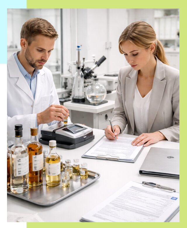 Заключение о спиртосодержании в Калуге, от 5057 р., Алешин-Клг