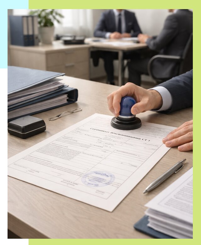 Сертификат происхождения СТ 1 в Калуге от 4551 р. | Алешин-Клг