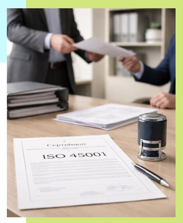 Сертификат ISO 45001 в Калуге под ключ от 45513 р. | Алешин-Клг
