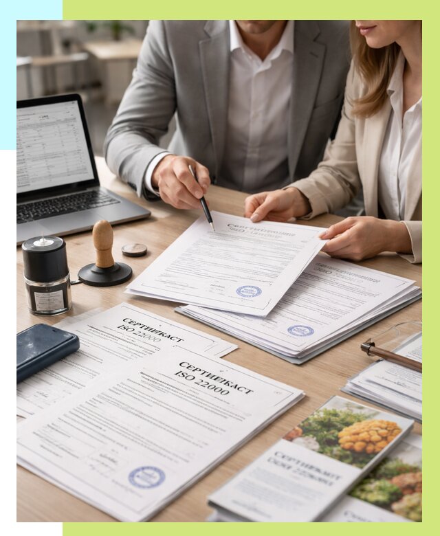 Сертификат ISO 22000 в Калуге от 40456 р. под ключ | Алешин-Клг